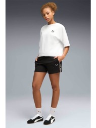 puma γυναικείο σορτς `essentials graphics animal 5``` - 693844 μαύρο