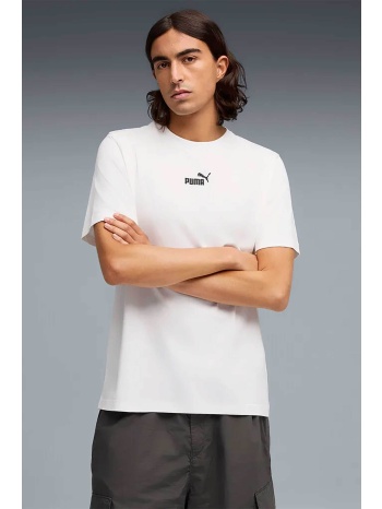 puma ανδρικό t-shirt με λογότυπο regular fit `essential