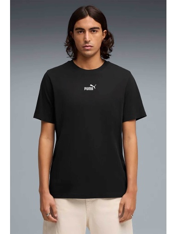 puma ανδρικό t-shirt με λογότυπο regular fit `essential