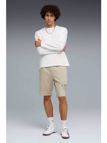 puma ανδρικό σορτς με λογότυπο 10` regular fit `camo`  σε προσφορά