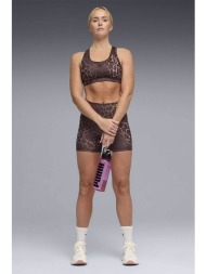 puma γυναικείο σορτς animal print `w tad essential` - 528513 καφέ