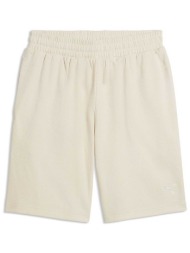 puma ανδρικό σορτς με λογότυπο 9` relaxed fit `essential elevated` - 692021 κρέμ