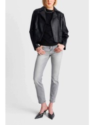 `ale γυναικείο τζιν παντελόνι slim fit - 8923084 ανθρακί