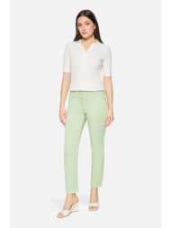 betty barclay γυναικείο cropped παντελόνι slim fit - 6818/2518 πράσινο ανοιχτό