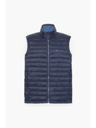 timberland ανδρικό αμάνικο μπουφάν αδιάβροχο με καπιτονέ σχέδιο και λογότυπο regular fit - tb0a5wpf4