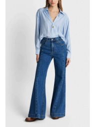 `ale γυναικείο τζιν παντελόνι καμπάνα - 8922973 denim blue σκούρο