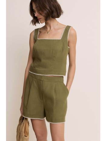 nobody΄s child γυναικείο τοπ με λινό `whipstitch tailored` σε προσφορά