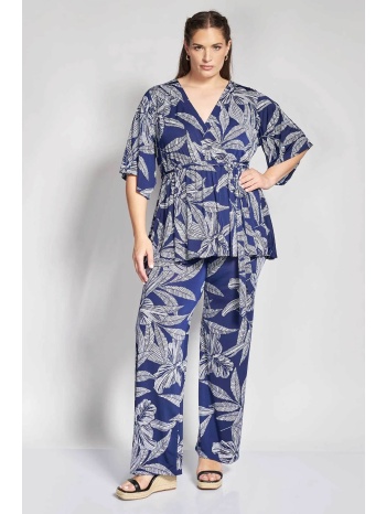 parabita γυναικεία παντελόνα με floral print - 012610200449 σε προσφορά