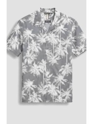 antony morato ανδρικό πουκάμισο με all-over palm tree pattern regular fit `honolulu` - ss00171fa4306