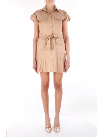 twinset γυναικείο mini φόρεμα με τσέπες - 261tt2012 μπεζ σε προσφορά