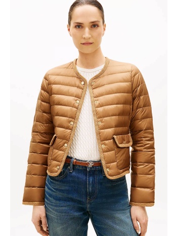 tommy hilfiger γυναικείο μπουφάν καπιτονέ - ww0ww49660 καφέ σε προσφορά