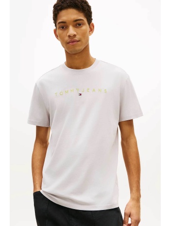 tommy jeans ανδρικό t-shirt με λογότυπο regular fit  σε προσφορά
