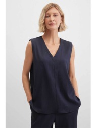 gerry weber γυναικεία μπλούζα με crinkled effect - n64703246042 μπλε