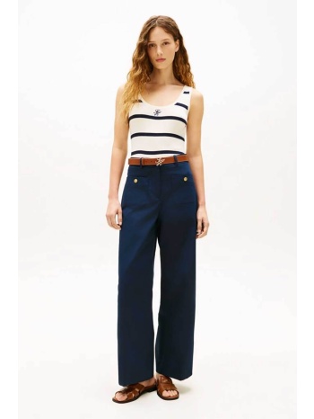 tommy hilfiger γυναικείο παντελόνι με μεταλλικά κουμπιά  σε προσφορά
