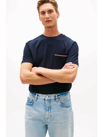 tommy hilfiger ανδρικό t-shirt με τσέπη στο στήθος regular σε προσφορά