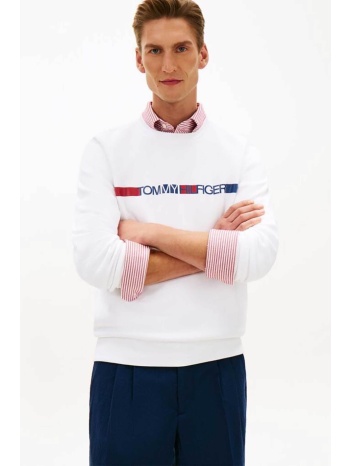 tommy hilfiger ανδρική μπλούζα φούτερ με λογότυπο regular σε προσφορά