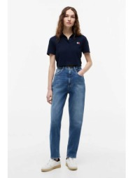 tommy jeans γυναικείο τζιν παντελόνι πεντάτσεπο mom fit - dw0dw22994 denim blue