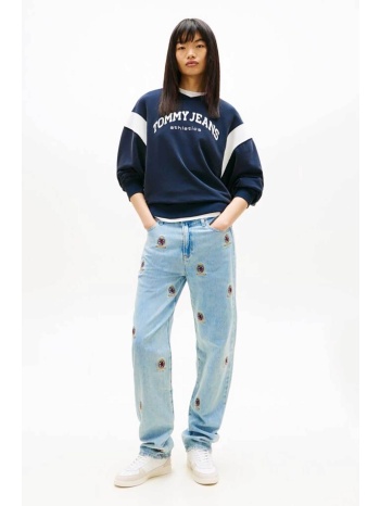 tommy jeans γυναικείο τζιν παντελόνι με κέντημα  σε προσφορά