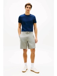 tommy hilfiger ανδρική βερμούδα chino regular fit - mw0mw42354 γκρι