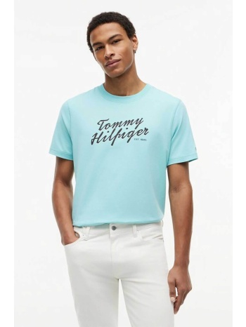 tommy hilfiger ανδρικό t-shirt με λογότυπο regular fit  σε προσφορά