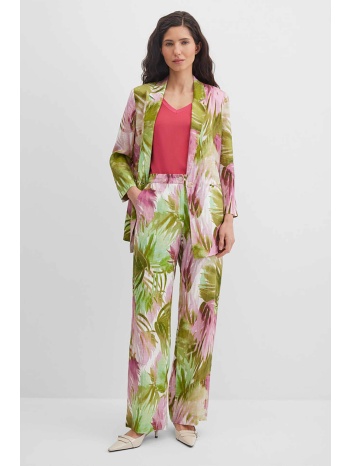 gerry weber γυναικεία παντελόνα λινή με floral print  σε προσφορά