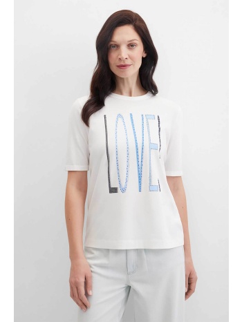 gerry weber γυναικείο t-shirt με print από strass  σε προσφορά