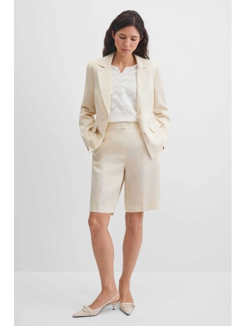 gerry weber γυναικεία βερμούδα με λινάρι relaxed straight σε προσφορά