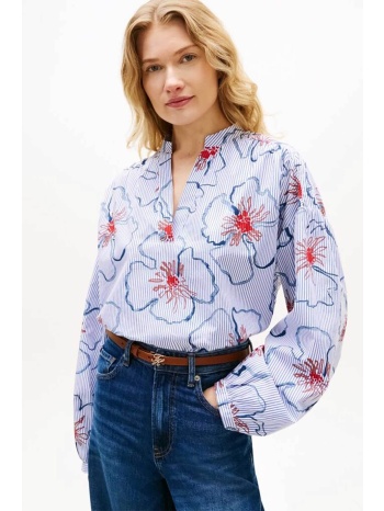 tommy hilfiger γυναικεία μπλούζα με floral σχέδιο regular σε προσφορά