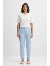 gerry weber γυναικείο παντελόνι cropped tapered fit - n67085360040 γαλάζιο