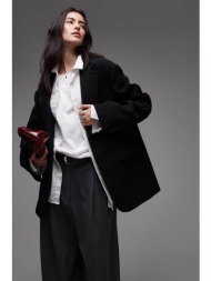 topshop γυναικείο σακάκι oversized `louise` - 31001364 μαύρο