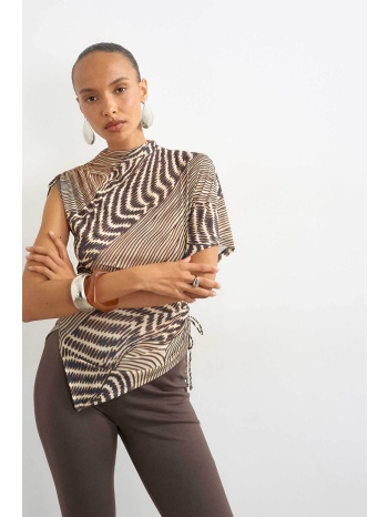 topshop γυναικεία μπλούζα με ένα μανίκι `bianca` - 31001458