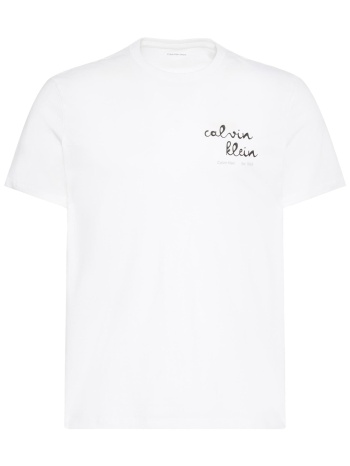 calvin klein jeans ανδρικό t-shirt με graphic logo print