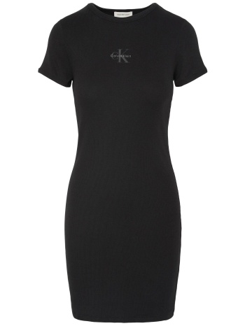 calvin klein jeans γυναικείο mini φόρεμα με λογότυπο slim