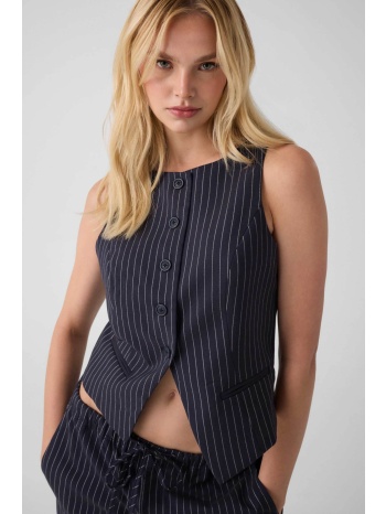 guess γυναικείο γιλέκο με ριγέ σχέδιο - w6yh01w2578 μπλε