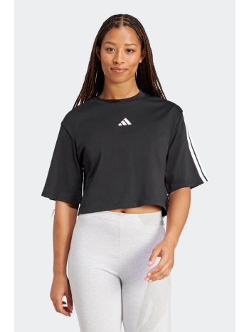 adidas γυναικείο t-shirt cropped loose fit `essential