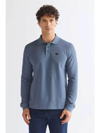 wrangler® ανδρική μπλούζα πόλο με λογότυπο regular fit 