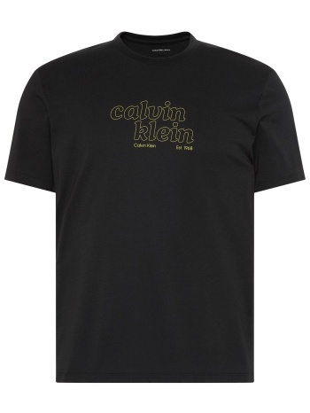 calvin klein jeans ανδρικό t-shirt με graphic logo print