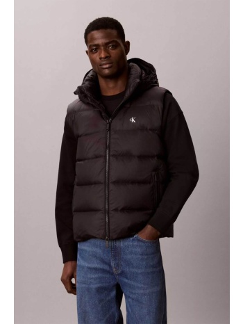 calvin klein jeans ανδρικό αμάνικο μπουφάν καπιτονέ με