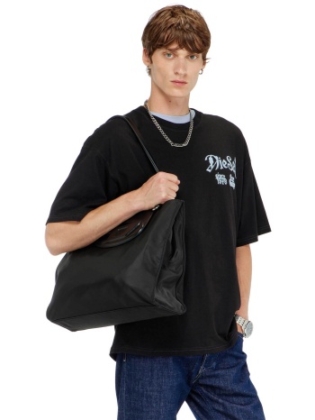 diesel ανδρικό t-shirt με print relaxed fit 