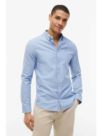 tommy jeans ανδρικό πουκάμισο oxford buton down με