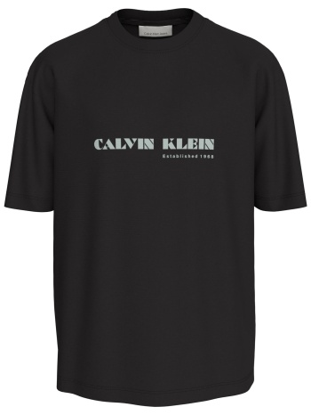 calvin klein jeans ανδρικό t-shirt με logo print regular
