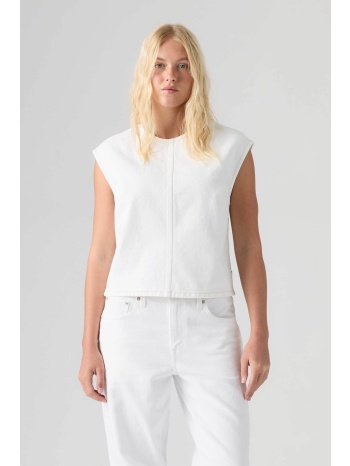 levi`s® γυναικεία denim αμάνικη μπλούζα relaxed fit 