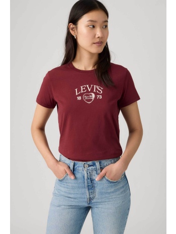 levi`s® γυναικείο t-shirt με λογότυπο standard fit `the