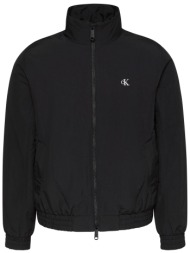 calvin klein jeans ανδρικό jacket με ψηλό λαιμό και monogram relaxed fit - lv04rg500g μαύρο