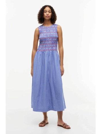 tommy hilfiger γυναικείο midi φόρεμα ριγέ regular fit 