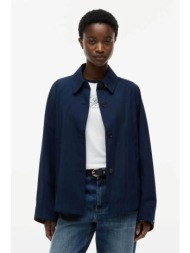 tommy hilfiger γυναικείο jacket αδιάβροχο regular fit - ww0ww49844 μπλε σκούρο