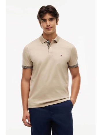 tommy hilfiger ανδρική μπλούζα πόλο με κεντημένο λογότυπο