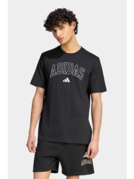 adidas ανδρικό t-shirt regular fit `collegiate lineage graphic` - kq8951 μαύρο