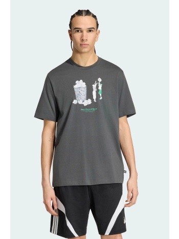 adidas ανδρικό t-shirt regular fit `skate hoop` - kg0977