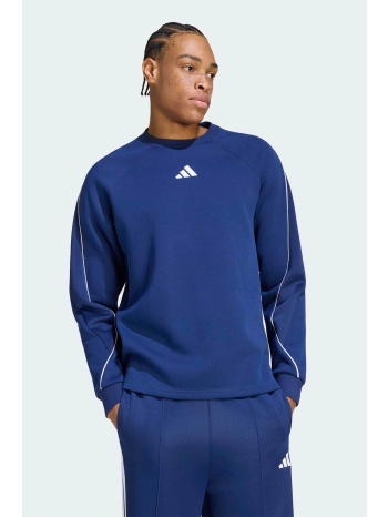 adidas ανδρική μπλούζα φούτερ με λογότυπο regular fit